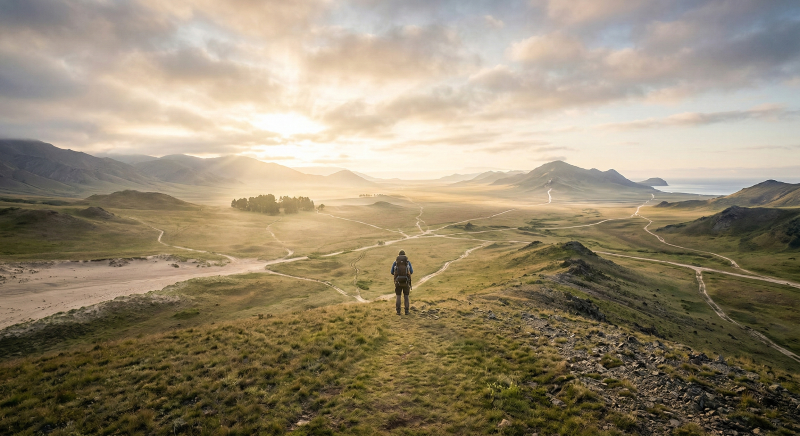 往哪走,都是往前走
