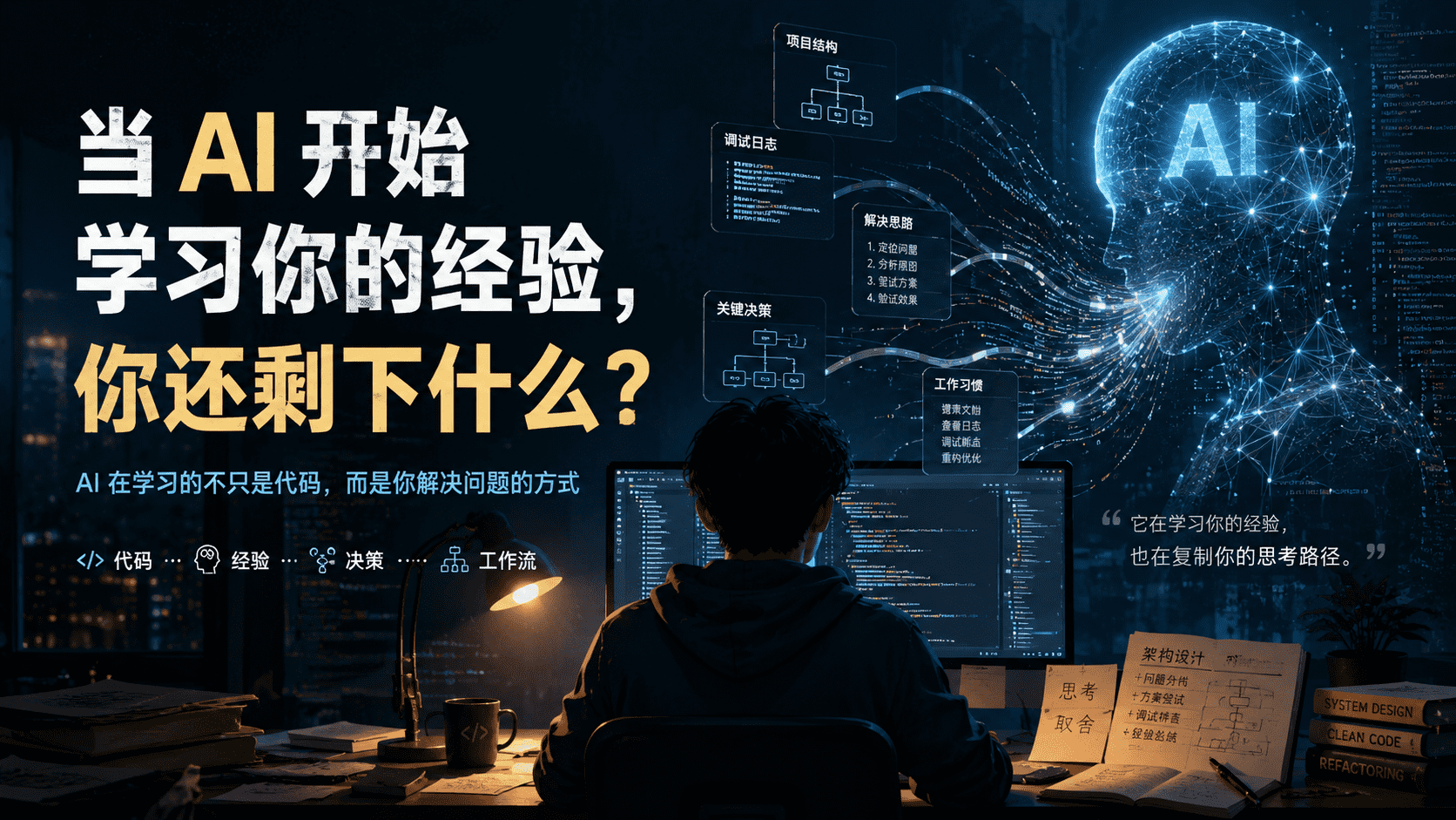 当 AI 开始学习你的经验，你还剩下什么？